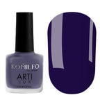 KOMILFO ARTILUX 026 NAIL REGULAR POLISH(NOT A GEL)(DARK BLUE, ENAMEL), 8 ML 222026