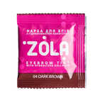 ZOLA EYEBROW TINT WITH COLLAGEN 04 DARK BROWN 5ML 05316
