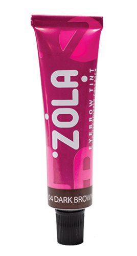 ZOLA EYEBROW TINT WITH COLLAGEN 04 DARK BROWN 15ML 05315
