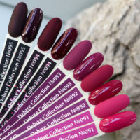 KOMILFO GEL POLISH DELUXE SERIES D093 (EVENING MARSALA, ENAMEL), 8 ML