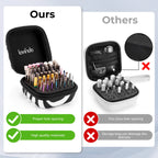 Nail Drill Bit Holder Case – Zebra Print – 64-Hole Dustproof