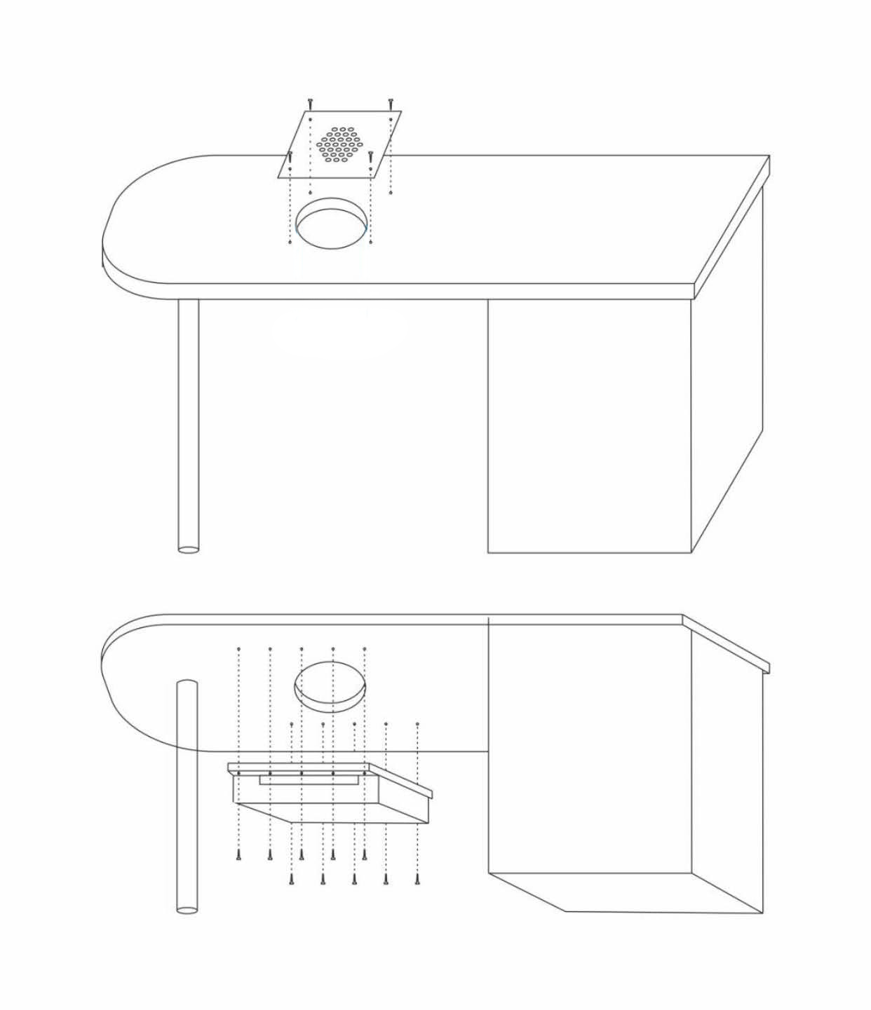 AIR MAX Dust Collector VF 12 Plus white Built In