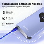 Wand™ Air Nail Drill - Purple - 35,000 RPM Rechargeable