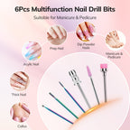 Wand™ Nail Drill - White - 35,000 RPM Rechargeable