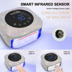 Crown™ Bling Nail Lamp - Crystal Diamond - 54W Rechargeable UV/LED