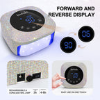 Crown™ Bling Nail Lamp - Crystal Diamond - 54W Rechargeable UV/LED
