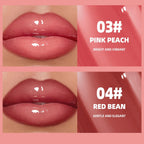 4Pcs Tinted Lip Gloss Set, Hydrating Lip Plumper High Shine Glass Finish Lip Jam, Long-Lasting Liquid Lipstick, Moisturizing Jelly Lipstick, Lip Gloss for Women