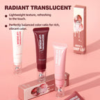 4Pcs Tinted Lip Gloss Set, Hydrating Lip Plumper High Shine Glass Finish Lip Jam, Long-Lasting Liquid Lipstick, Moisturizing Jelly Lipstick, Lip Gloss for Women