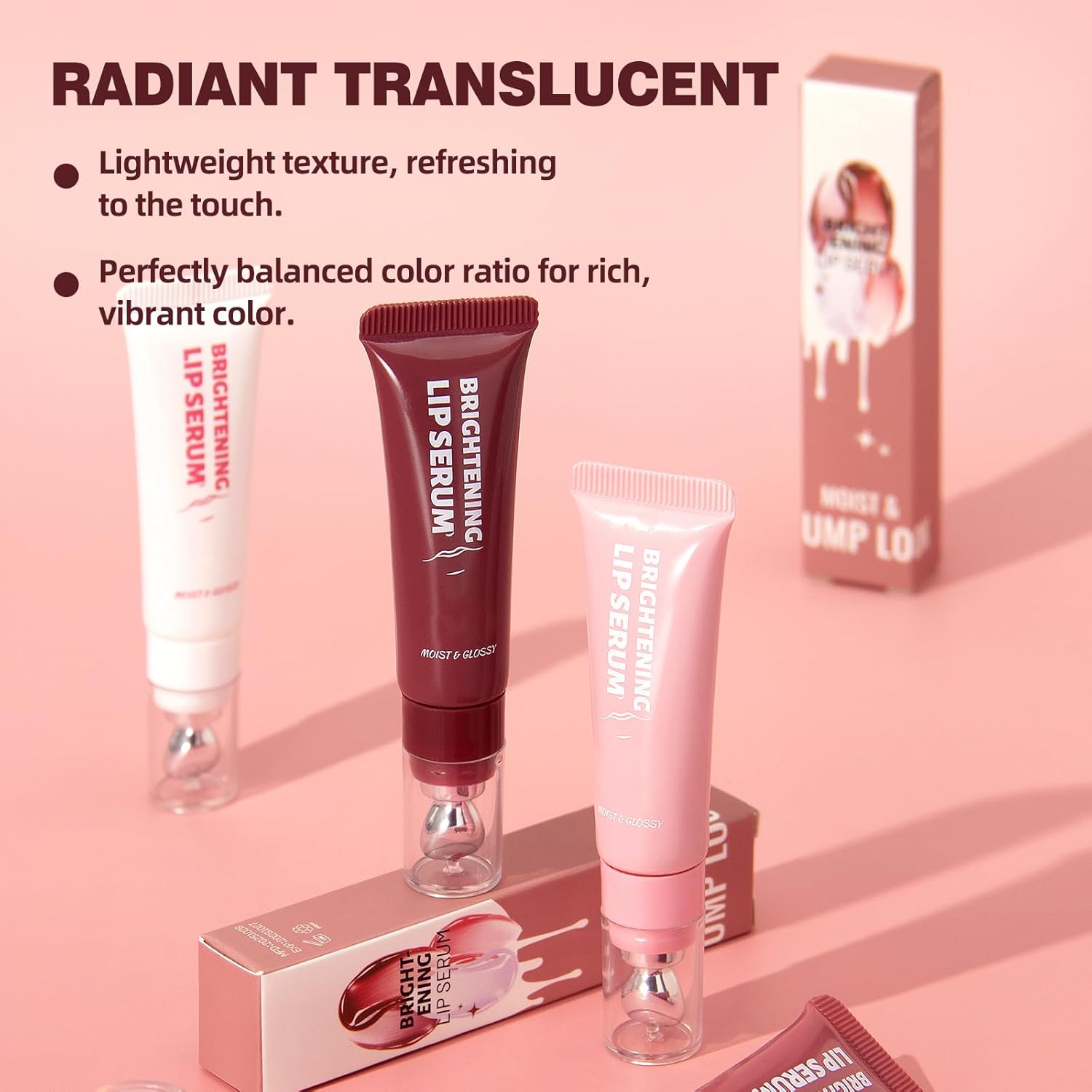 4Pcs Tinted Lip Gloss Set, Hydrating Lip Plumper High Shine Glass Finish Lip Jam, Long-Lasting Liquid Lipstick, Moisturizing Jelly Lipstick, Lip Gloss for Women