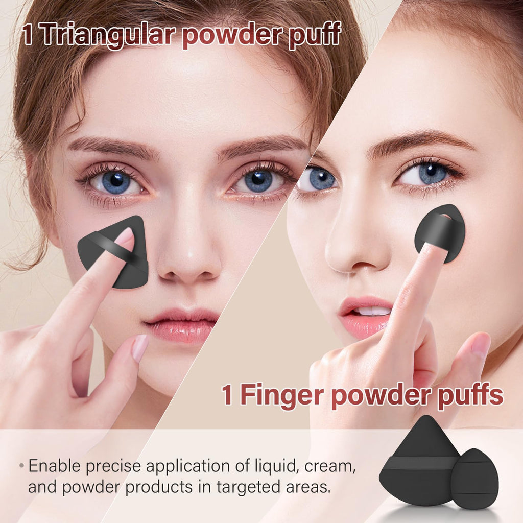 Makeup Brushes Set, Mlemle Professional 26 Pcs Makeup Kit, Include Powder Foundation Concealers Blush Eye shadows Eyebrow 21 Pcs Makeup Brushes and 2 Powder Puff, 3 Makeup Sponge(A01-Pink)