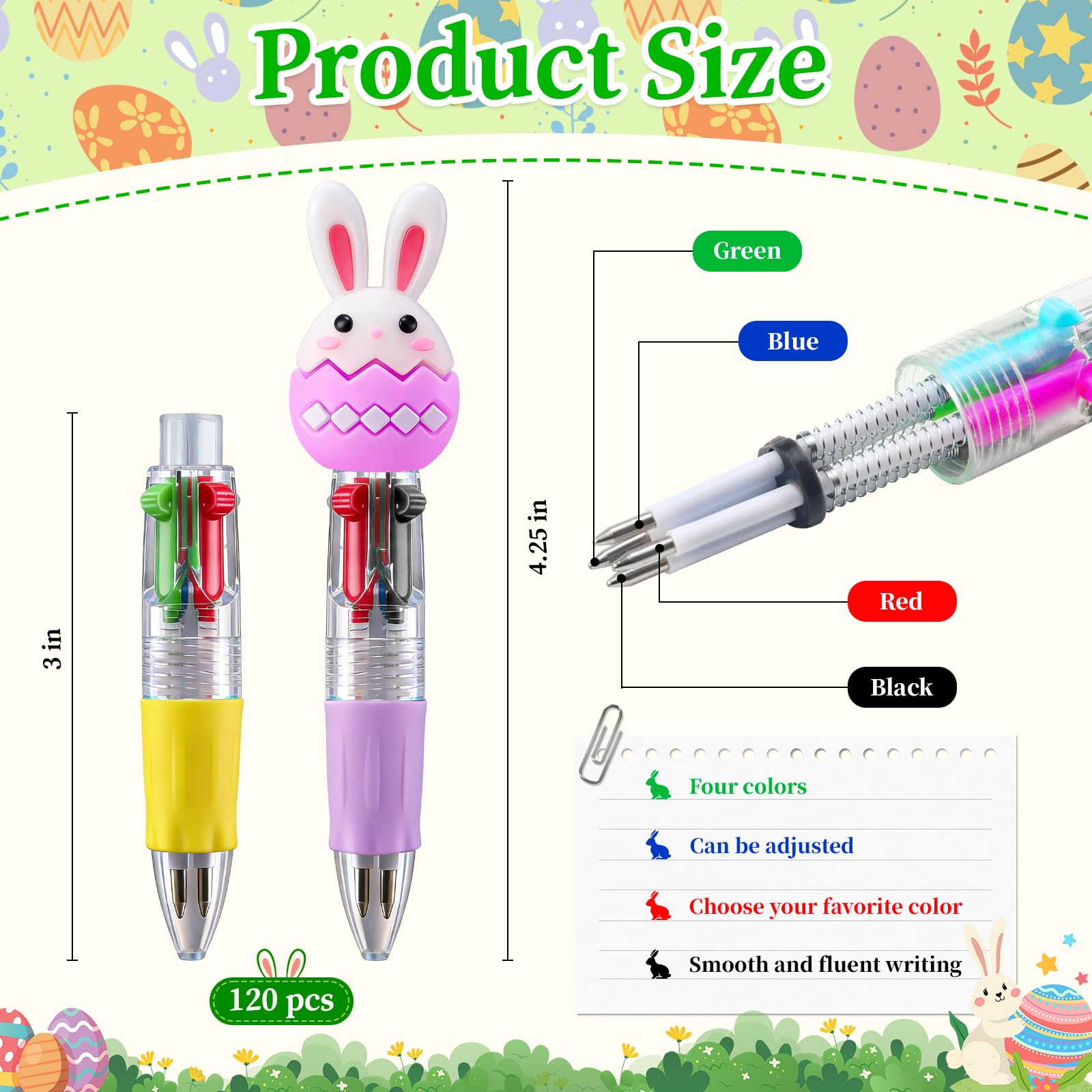 CZWZ 20Pcs Mini Multicolor Pens in One 4-in-1 Cute Pens Bulk for Kids, Fun Kawaii Ballpoint Pens for Birthdays and Children's Party Favors Gifts Teacher School Supplies
