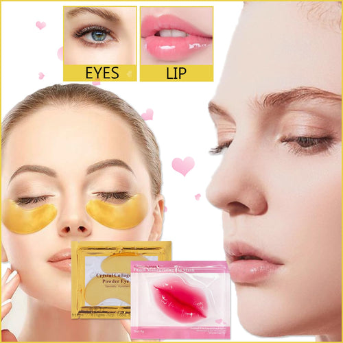 30 Pairs Lip Mask & Eye Mask, 24K Gold Under Eye Patches for Puffy Eyes, Lip Mask Skincare, Small Gifts, Mothers Day Gifts,Teacher Appreciation Gifts, Bulk Gifts for Women, Bachelorette Party Favors