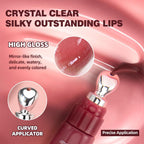 4Pcs Tinted Lip Gloss Set, Hydrating Lip Plumper High Shine Glass Finish Lip Jam, Long-Lasting Liquid Lipstick, Moisturizing Jelly Lipstick, Lip Gloss for Women