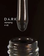 DARK STAMPING POLISH №45 BROWN METALLIC, 8 ML Article : S045