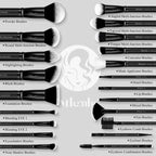 Makeup Brushes Set, Mlemle Professional 26 Pcs Makeup Kit, Include Powder Foundation Concealers Blush Eye shadows Eyebrow 21 Pcs Makeup Brushes and 2 Powder Puff, 3 Makeup Sponge(A01-Pink)