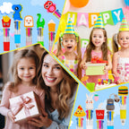 CZWZ 20Pcs Mini Multicolor Pens in One 4-in-1 Cute Pens Bulk for Kids, Fun Kawaii Ballpoint Pens for Birthdays and Children's Party Favors Gifts Teacher School Supplies