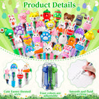 CZWZ 20Pcs Mini Multicolor Pens in One 4-in-1 Cute Pens Bulk for Kids, Fun Kawaii Ballpoint Pens for Birthdays and Children's Party Favors Gifts Teacher School Supplies