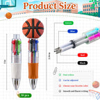 CZWZ 20Pcs Mini Multicolor Pens in One 4-in-1 Cute Pens Bulk for Kids, Fun Kawaii Ballpoint Pens for Birthdays and Children's Party Favors Gifts Teacher School Supplies