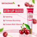 Ruby Kisses Broadway Vita-Lip Clear Lip Gloss (8 Pack), Ultra-Hydrating & Soothing Formula with Vitamins, High-Shine Non-Sticky Finish Lip Balm with Mint, Rosehip, Coconut, Mango, Argan, Honey, Shea