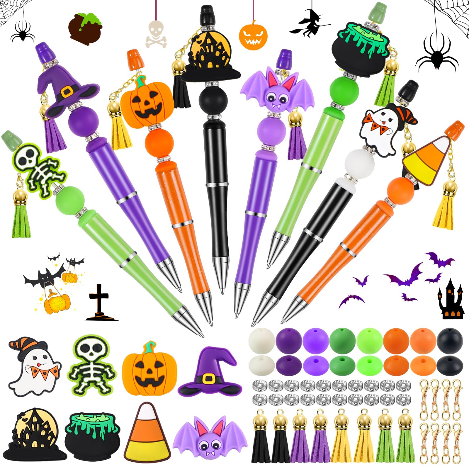 CZWZ 20Pcs Mini Multicolor Pens in One 4-in-1 Cute Pens Bulk for Kids, Fun Kawaii Ballpoint Pens for Birthdays and Children's Party Favors Gifts Teacher School Supplies