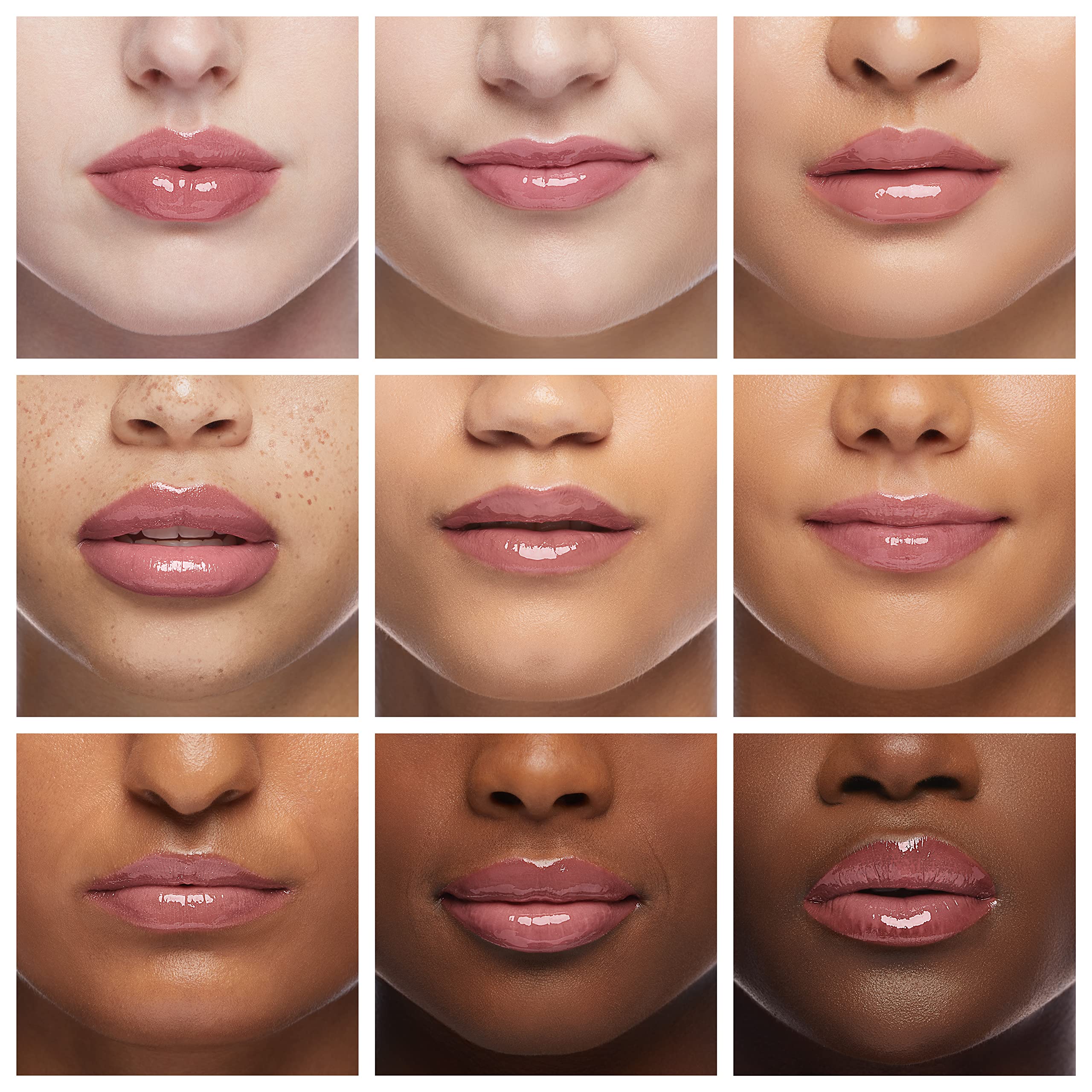 Ruby Kisses Broadway Vita-Lip Clear Lip Gloss (8 Pack), Ultra-Hydrating & Soothing Formula with Vitamins, High-Shine Non-Sticky Finish Lip Balm with Mint, Rosehip, Coconut, Mango, Argan, Honey, Shea