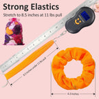 Velvet Scrunchies for  Women, Girls & Kids 60 Bulk Pack, Soft Hair Scrunchie Hair Ties Scrunchy for Thick, Curly, Medium, Thin, Fine Hair, No Damage & Non Slip, Colorful Hair Accessories