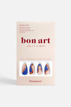 Cobalt Safari | Soft & Durable Press-On Nails