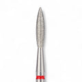 Elite Embrace Professional 2.3*10 mm Flame Nail Drill Bit Red