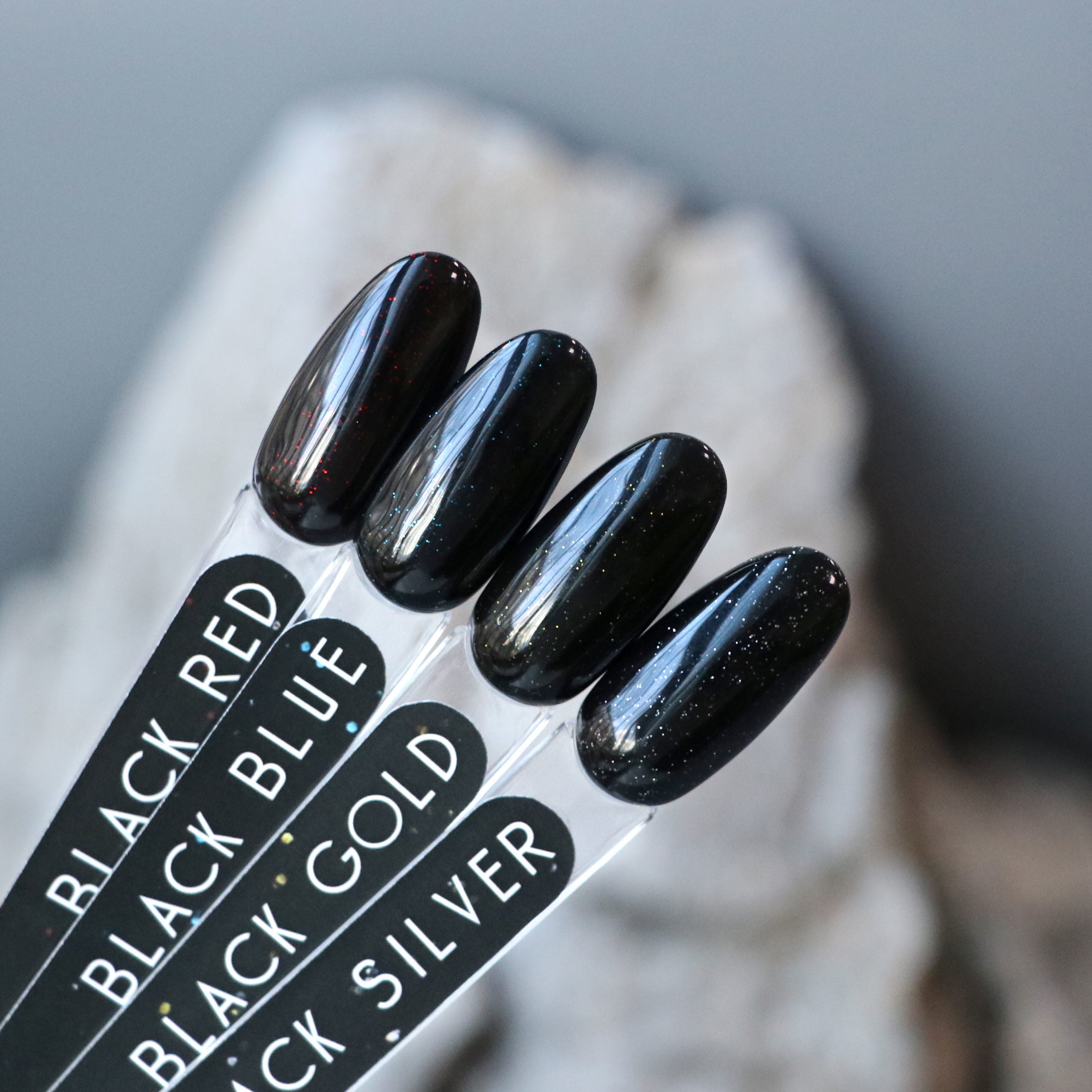 Komilfo Gel polish “Black”(Red,Blue,Gold,Silver) 8 ml
