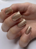 DARK STAMPING POLISH WHITE-GOLD METALLIC №21, 8 ML S021