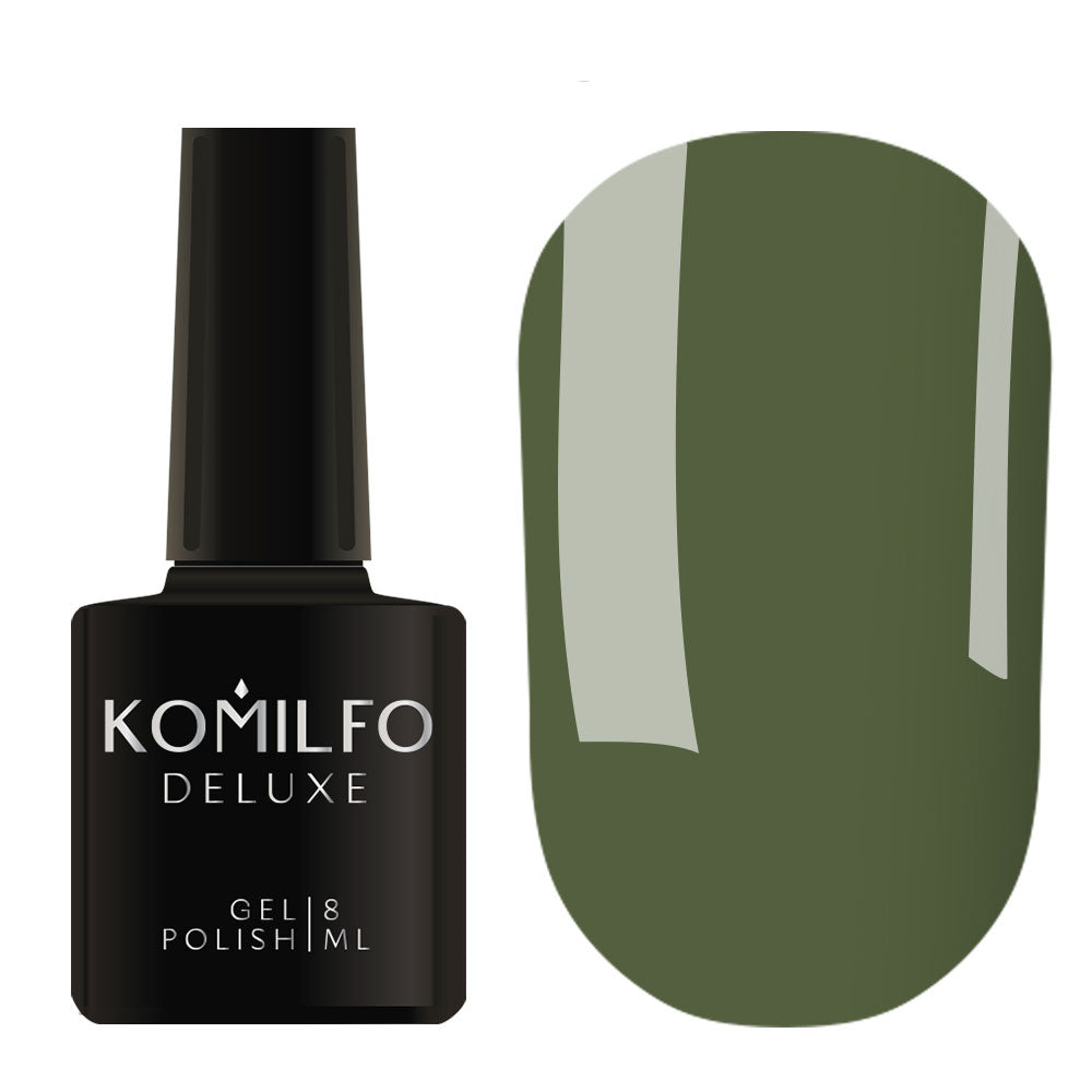 Komilfo Gel polish Deluxe Series D158 (khaki, enamel), 8 ml