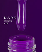 DARK STAMPING POLISH PURPLE № 08, 8 ML  Article : S008