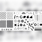 DARK 04 STAMPING PLATE  Article : DARK04