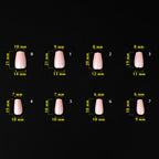 KOMILFO SOFAST NAIL FROMS NUDE BALLERINA SHORT, 360 PCS 456077