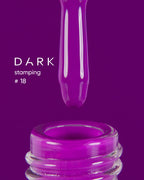 DARK Stamping polish №18 fuchsia, 8 ml